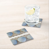 Seashells | New York City Rechteckiger Pappuntersetzer (Vor Ort)