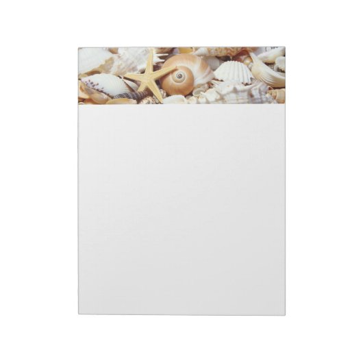 Seashells Notepad Notizblock (Rotiert)