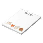 Seashells Notizblock (Rotiert)