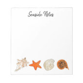 Seashells Notizblock (Vorderseite)