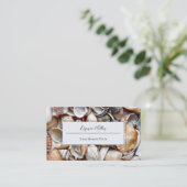 Seashells Ocean Beach Beautiful Visitenkarte (Stehend Vorderseite)