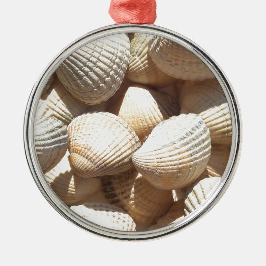 Seashells Ornament Aus Metall (Vorne)