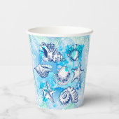 Seashells Pappbecher (Rückseite)