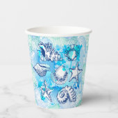 Seashells Pappbecher (Vorderseite)