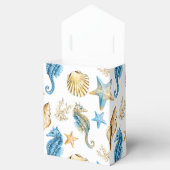 Seashells Pattern Beach Brautparty Fevor Boxes Geschenkschachtel (Geöffnet)