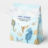 Seashells Pattern Beach Brautparty Geschenkschachtel (Vorderseite)