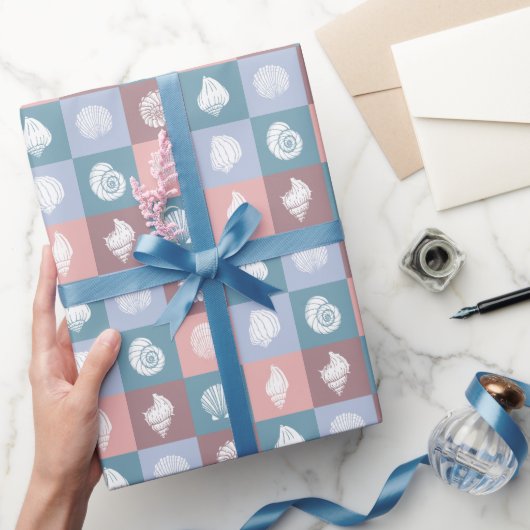 Seashells Pattern Geschenkpapier (Schenken)