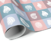 Seashells Pattern Geschenkpapier (Rolleneckpunkt)