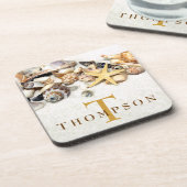 Seashells Personalisierte Untersetzer (Linke Seite)