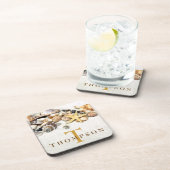 Seashells Personalisierte Untersetzer (Rechte Seite)