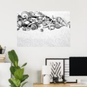 Seashells Poster (Heimbüro)