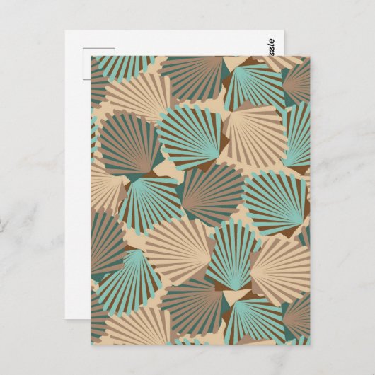 Seashells Postkarte (Vorne/Hinten)