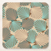 Seashells Rechteckiger Pappuntersetzer (Vorderseite)