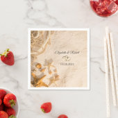 Seashells Rope Sand Wedding Serviette (Beispiel)