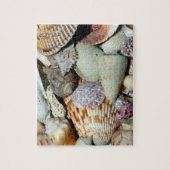 Seashells sammelte sich vom Strand Sanibel Island Puzzle (Vertikal)