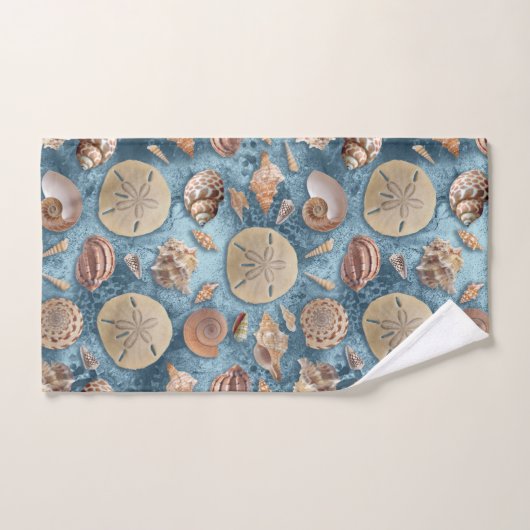 Seashells Sammlung Badhandtuch Set (Handtuch)