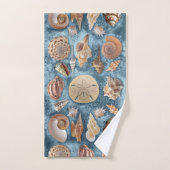Seashells Sammlung Badhandtuch Set (Handtuch)