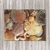 Seashells Sand Dollar Beach Theme Fußmatte