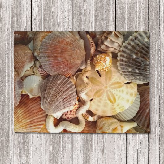Seashells Sand Dollar Beach Theme Fußmatte