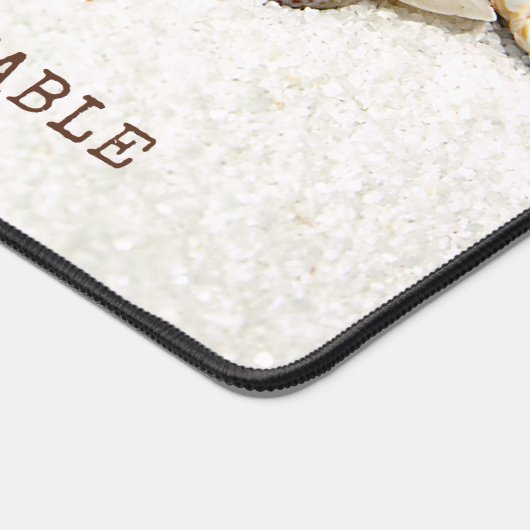 Seashells Schreibtischunterlage (Ecke)