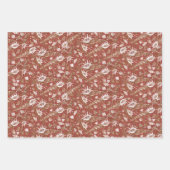 Seashells Sea Shellls Underwater Nautical Pattern Geschenkpapier Set (Vorderseite 2)