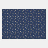 Seashells Seepferd Starfish Elegant unter dem Meer Geschenkpapier Set (Vorderseite 3)