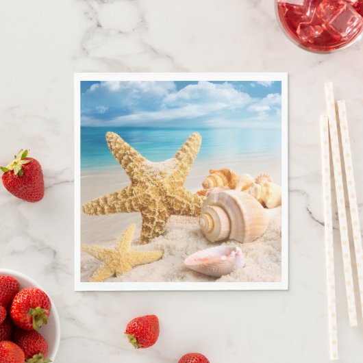 Seashells Serviette (Beispiel)
