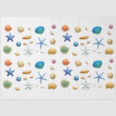 Seashells Set Decoupage Tissue Paper Seidenpapier (Vorderseite)