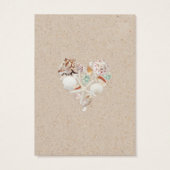 Seashells & Starfish am Strand Danke (Rückseite)