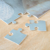 Seashells Starfish Beach Blue Puzzle (Seite)