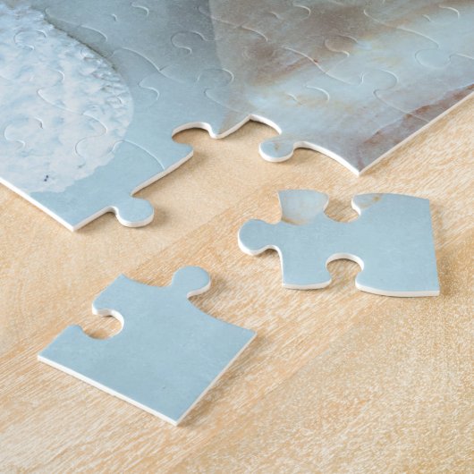 Seashells Starfish Beach Blue Puzzle (Seite)