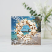 Seashells Starfish Pearls Palm Trees Weihnachten (Stehend Vorderseite)