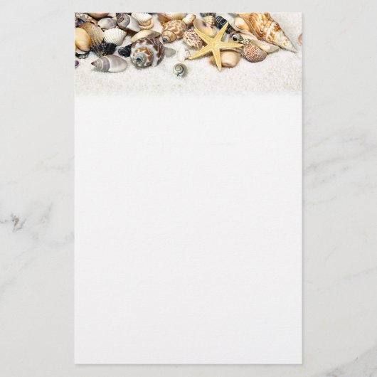 Seashells Stationery Briefpapier (Vorderseite)