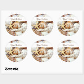 Seashells Stickers (Blatt)