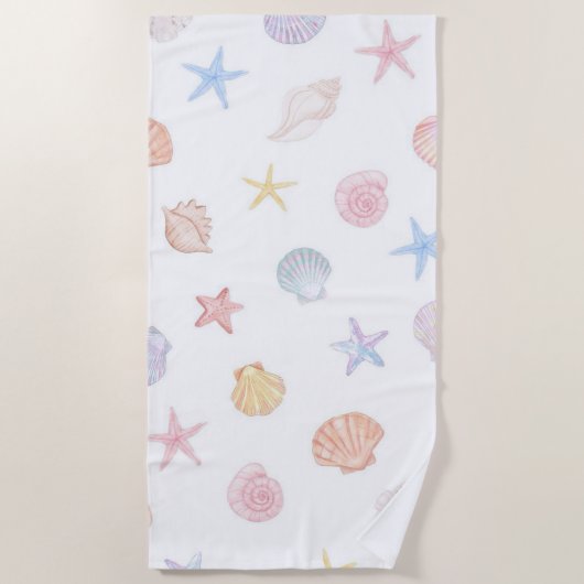 SeaShells Strandtuch (Vorderseite)