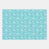 Seashells Summer Beach Wrapping Paper Sheets Geschenkpapier Set (Vorderseite 2)