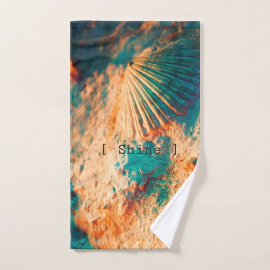 Seashells Summer Fotografy Badhandtuch Set (Handtuch)