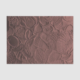 Seashells Terracotta Earth Tone Ocean Beach Seidenpapier