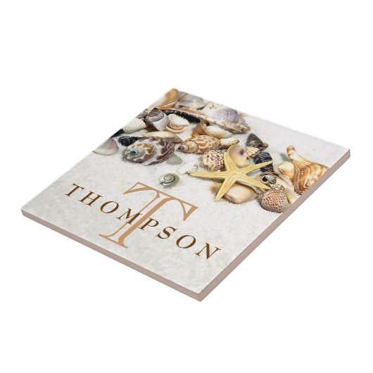 Seashells Tile Personalisiert Fliese (Seite)