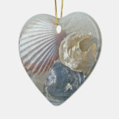 Seashells und Brandung Keramik Ornament (Links)