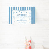 Seashells und Hochzeitsglocken-Junggeselinnen-Absc Banner (InSitu)