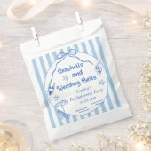 Seashells und Hochzeitsglocken-Junggeselinnen-Absc Geschenktütchen (Ausgeschnitten)