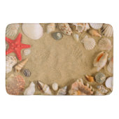 Seashells und Sand Badematte (Vorderseite)