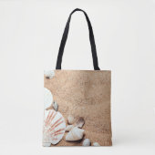 Seashells und Sand-Taschen-Tasche Tasche (Vorderseite)