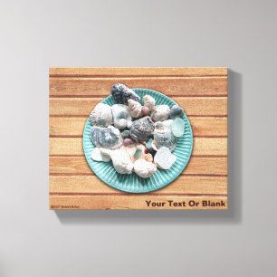 Seashells und Sea Glass Canvas drucken Leinwanddruck