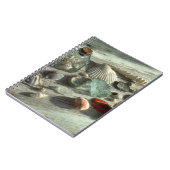 Seashells und Sea Glass Notebook Notizblock (Linke Seite)