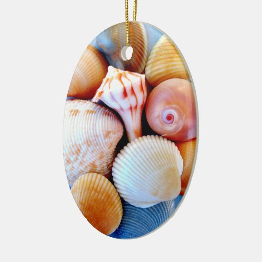 Seashells-Verzierung Keramikornament (Links)