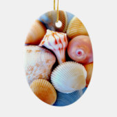 Seashells-Verzierung Keramikornament (Hinten)