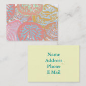 Seashells-Visitenkarte Visitenkarte (Vorne/Hinten)