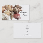 Seashells-Visitenkarten Visitenkarte (Vorne/Hinten)